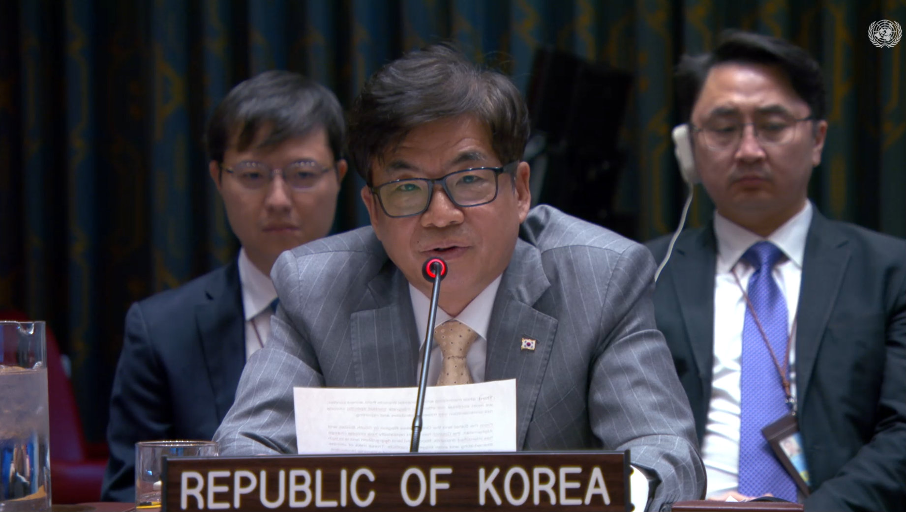 Amb. Cha at the UN Security Council Briefing meeting on Climate Security (11.6)